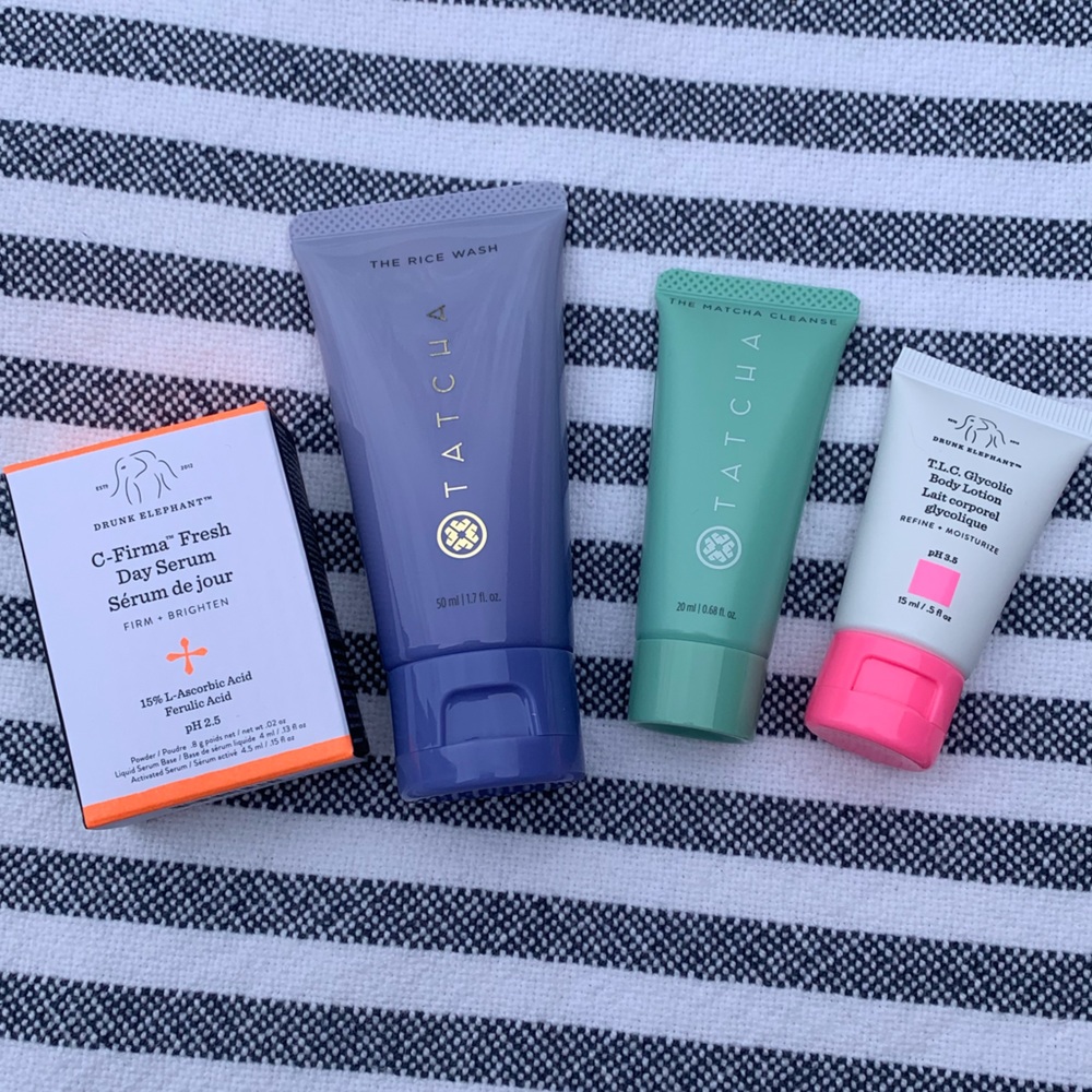 Drunk Elephant + Tatcha Skincare Bundle — All New + Unopened!